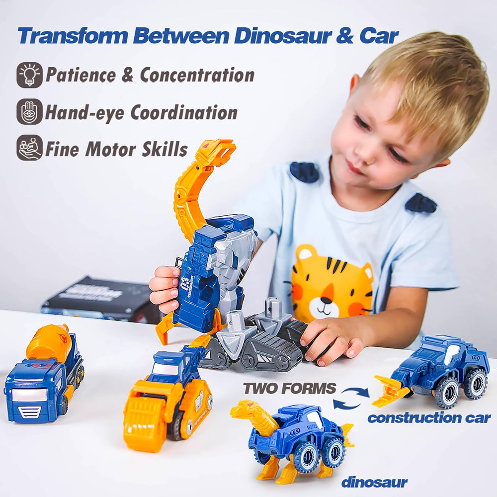 Fuzzy Pixie Toddler Car Transform Set dinosaurs moment featuring durable pieces.