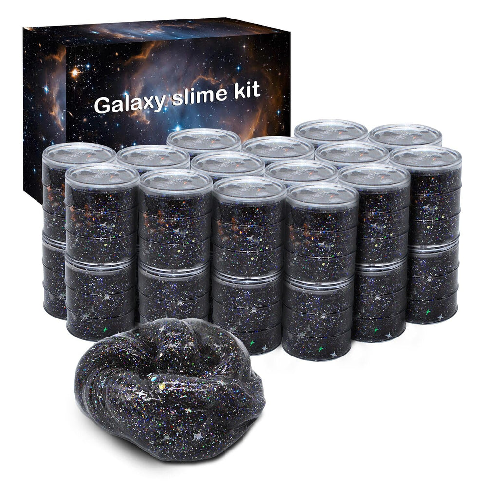 fvnwrtuxi Galaxy Star Slime 24-pack colorful marbled texture sparks creative play