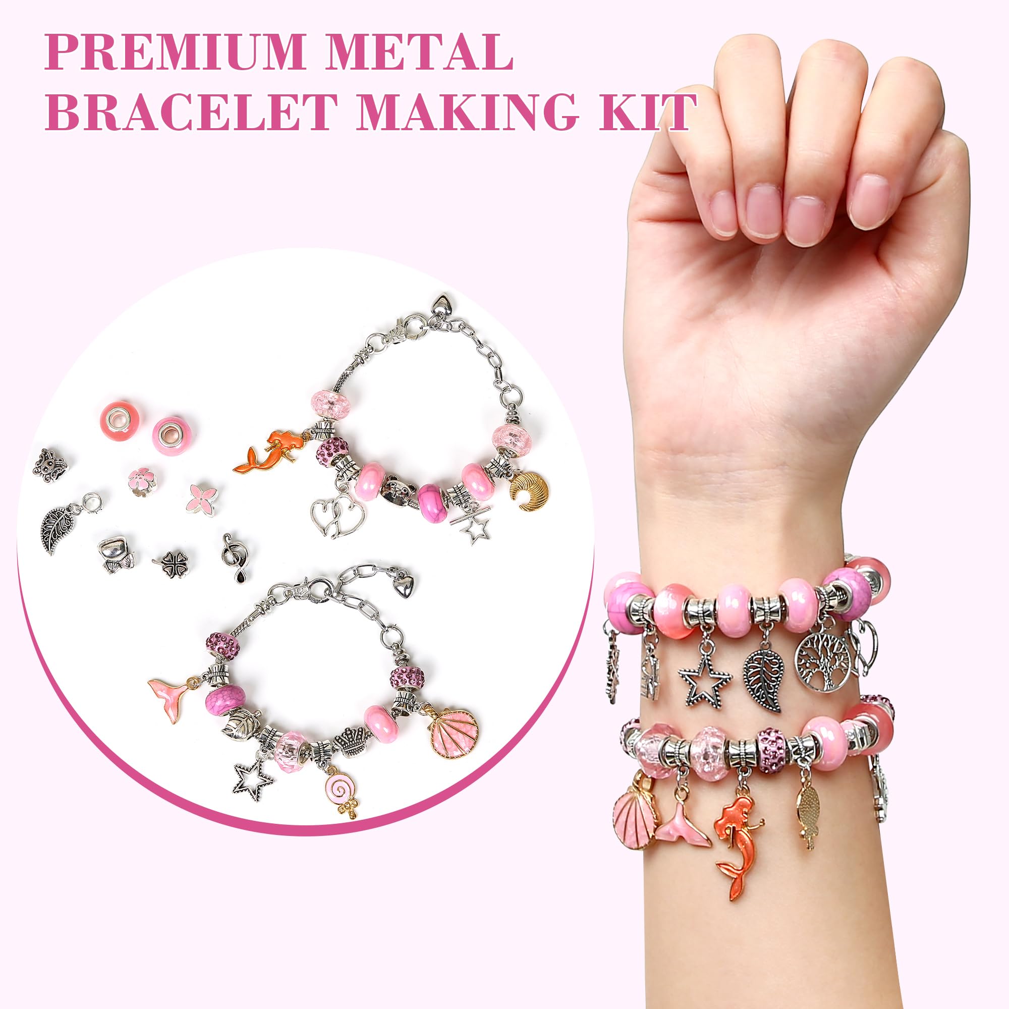 FVUUKOSIIT travel-ready jewelry kit makes craft sessions easy on the go.