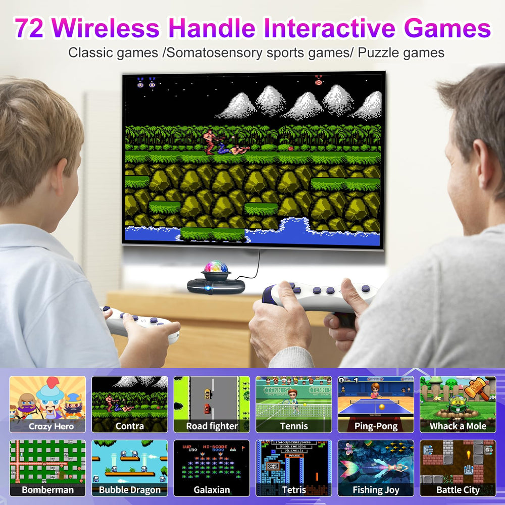 Arcade-style games on the FWFX Dance Mat encourage quick, energetic movements.