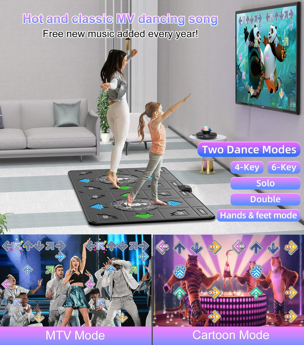 FWFX Dance Mat HDMI quick-setup enables effortless plug-and-play