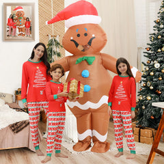 FWV Gingerbread Costume for Kids back view featuring back zipper and durable fabric