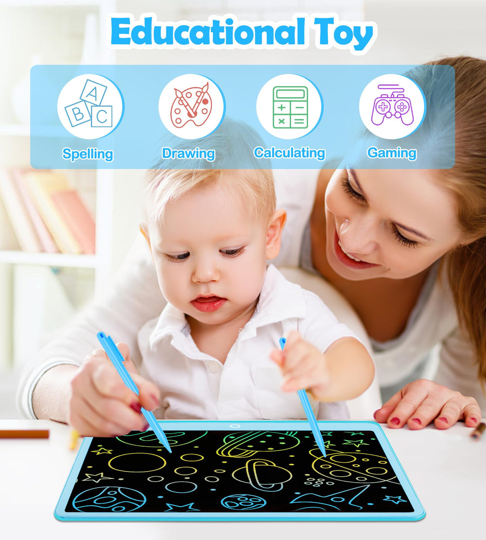 FXI LCD Writing Tablet no blue light and glare for comfortable drawing.