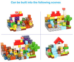 FXLYNAF knight-princess theme cubes for creative building adventures.