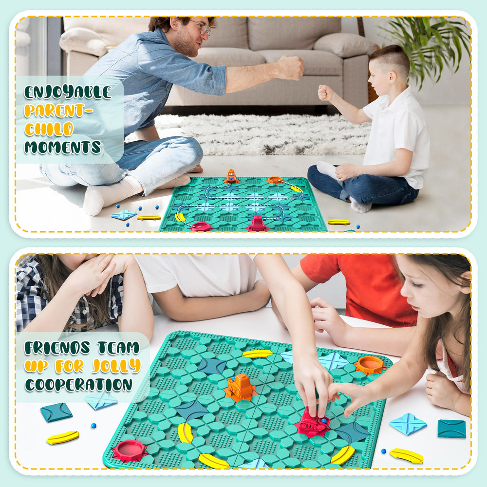 FYGURSO STEM Logic Road Builder Montessori-inspired blue encourages independent exploration and learning.