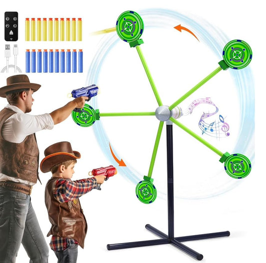 Fygurso two-player shooting game guns for cooperative indoor or outdoor fun.
