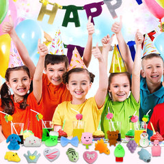 fyjous kawaii squishies bulk gift pack ideal for party favors and classroom prizes