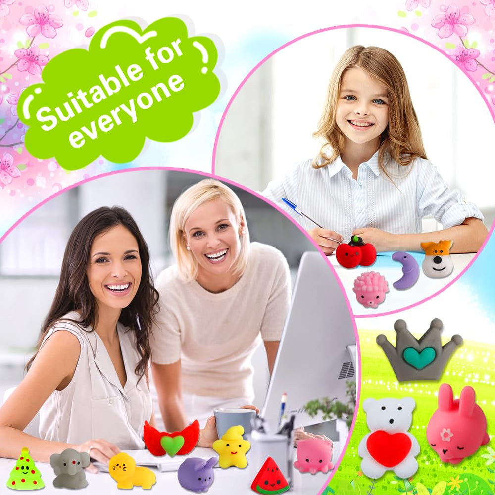 fyjous mochi mini squishies figures offer tiny tactile toys for fidgeting