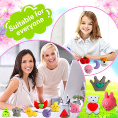 fyjous mochi mini squishies figures offer tiny tactile toys for fidgeting