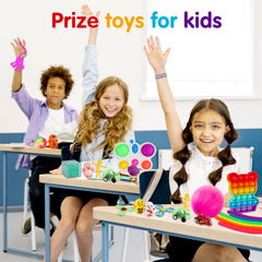 fyjous sensory toys assortment close-up highlighting tactile play options