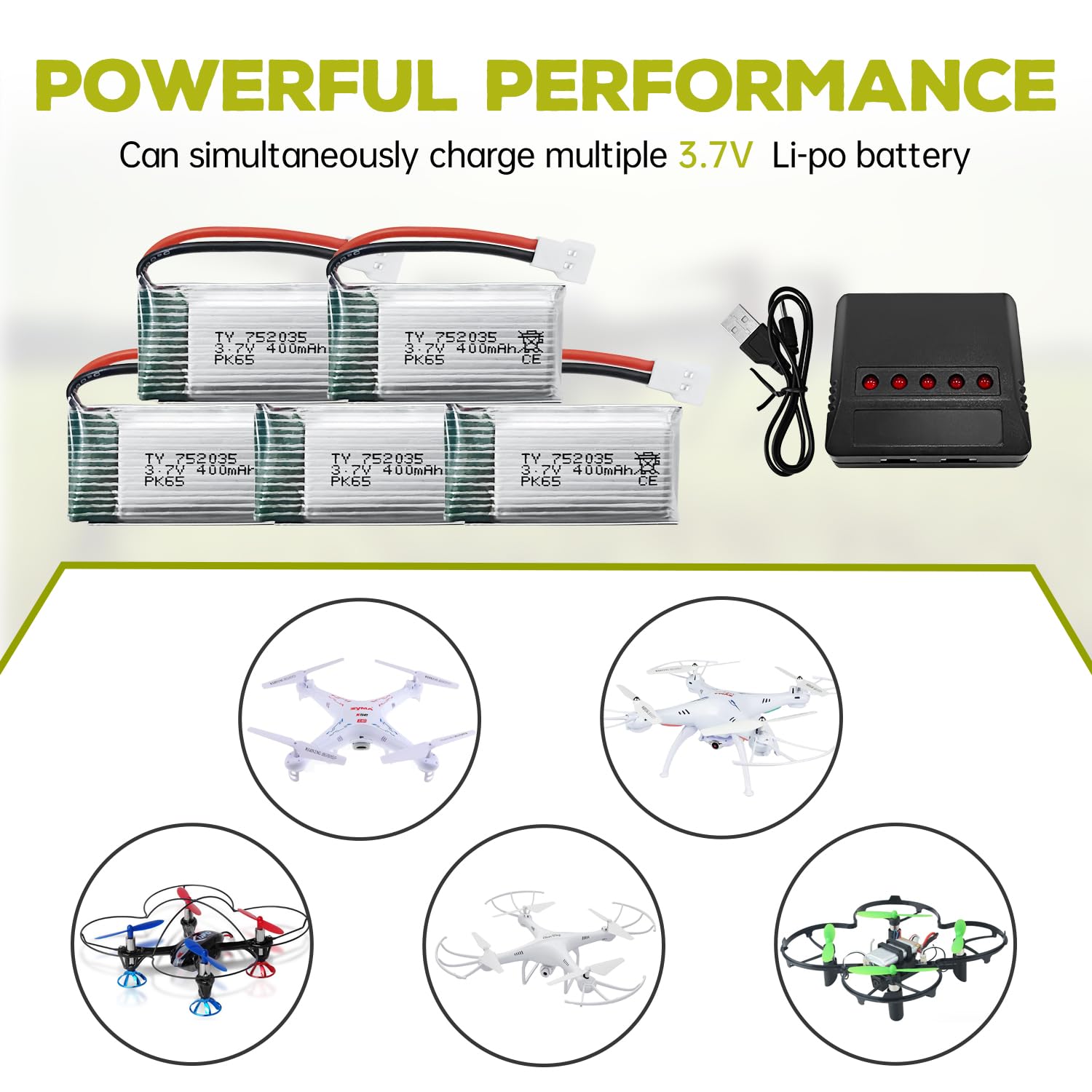 Fytoo compact battery kit and charger for AT-96 in use