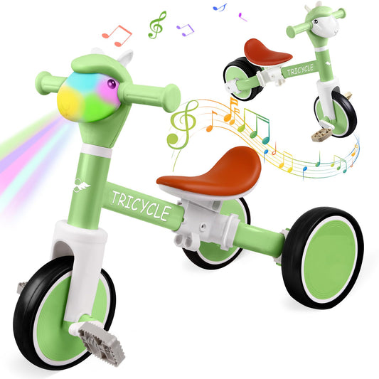 FZHZZ toddler bike front panel lights for evening play