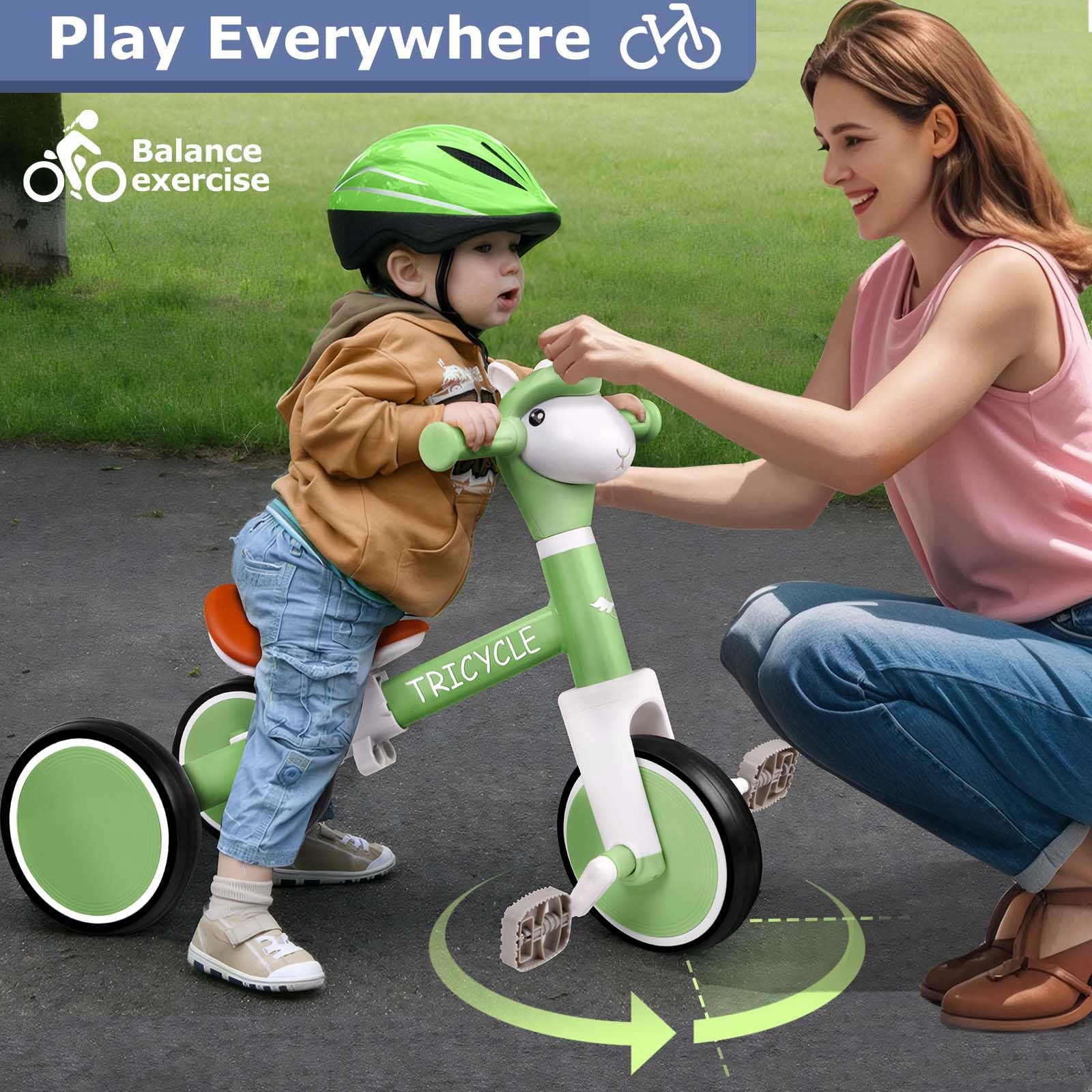 Front interface with songs on FZHZZ toddler bike