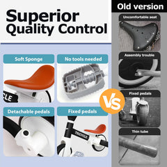 FZHZZ removable pedal feature supports easy mode changes for beginners.