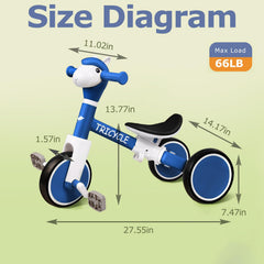 FZHZZ Tricycle for indoor and outdoor use promotes versatile, safe play.