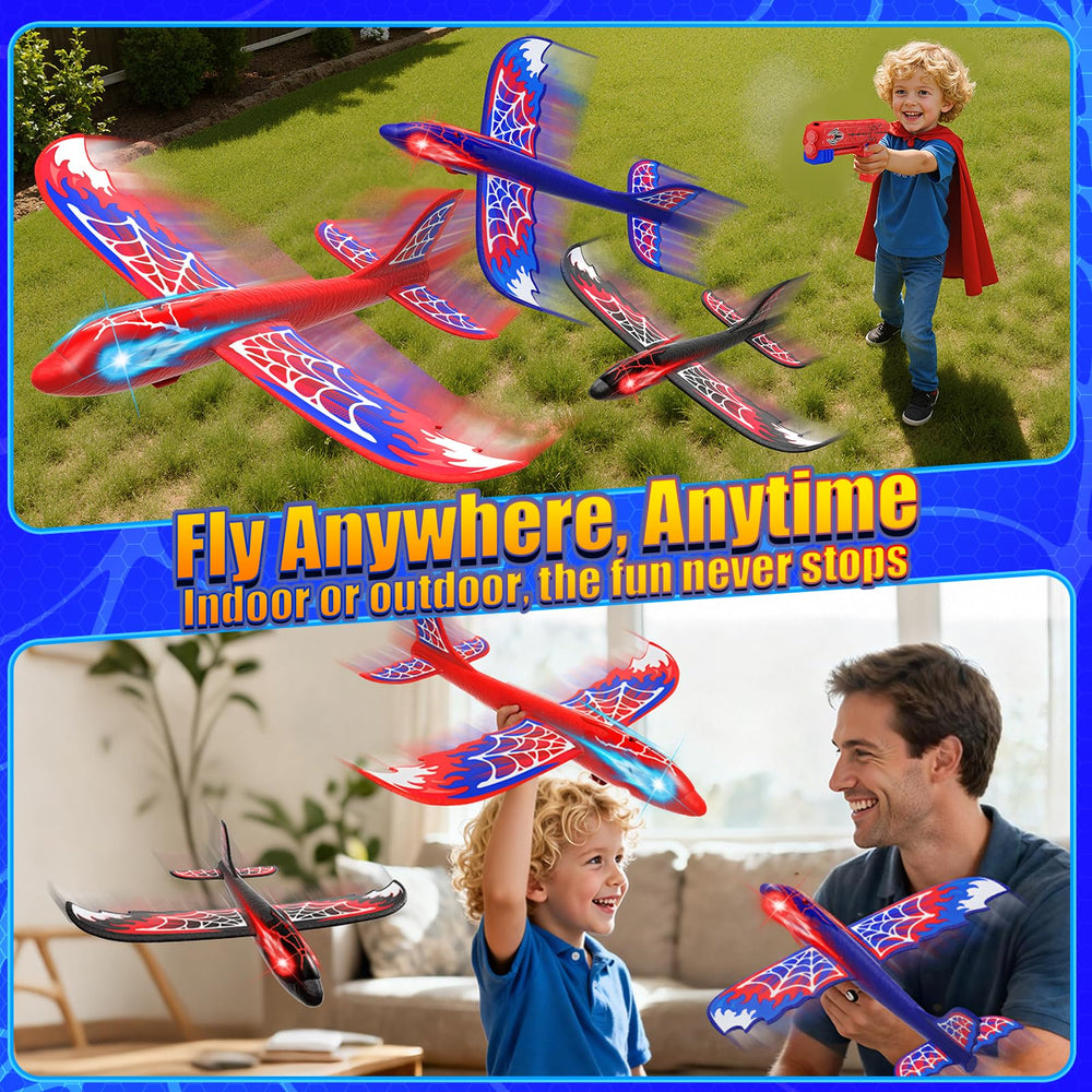 Fzlirou dual flight modes invite straight soar and loop flight.