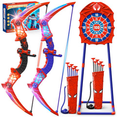 Fzlirou two-pack LED bows in red and blue glow for dynamic play