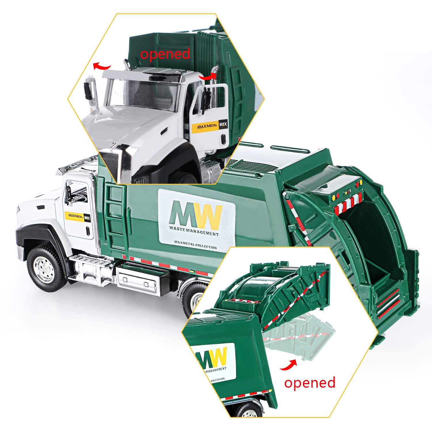 G.C 3 Pack oil tanker truck diecast highlighting sturdy body for kids' imaginative scenes