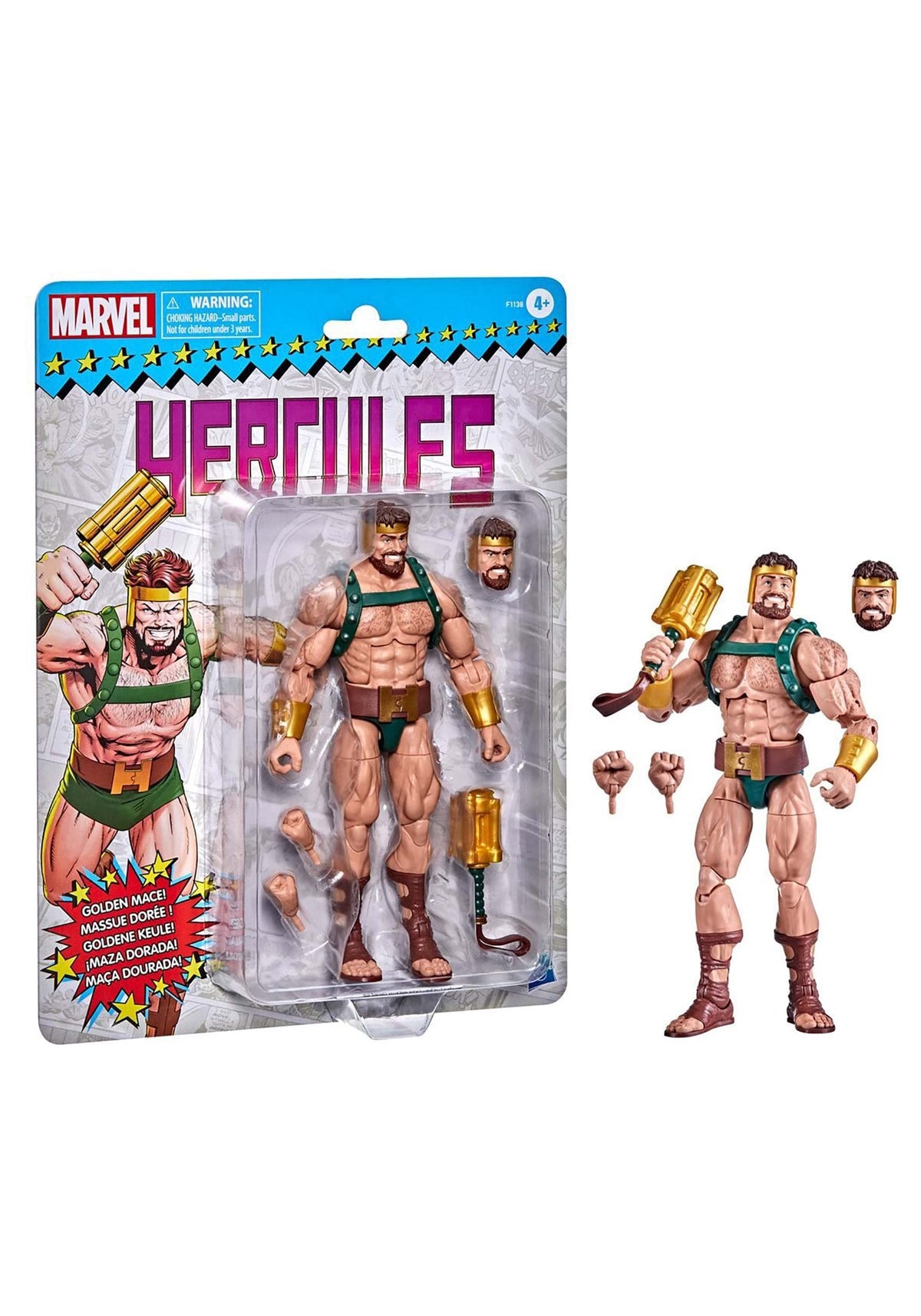 G.I. Joe Hercules 6-inch full-figure pose for dynamic shelf display.