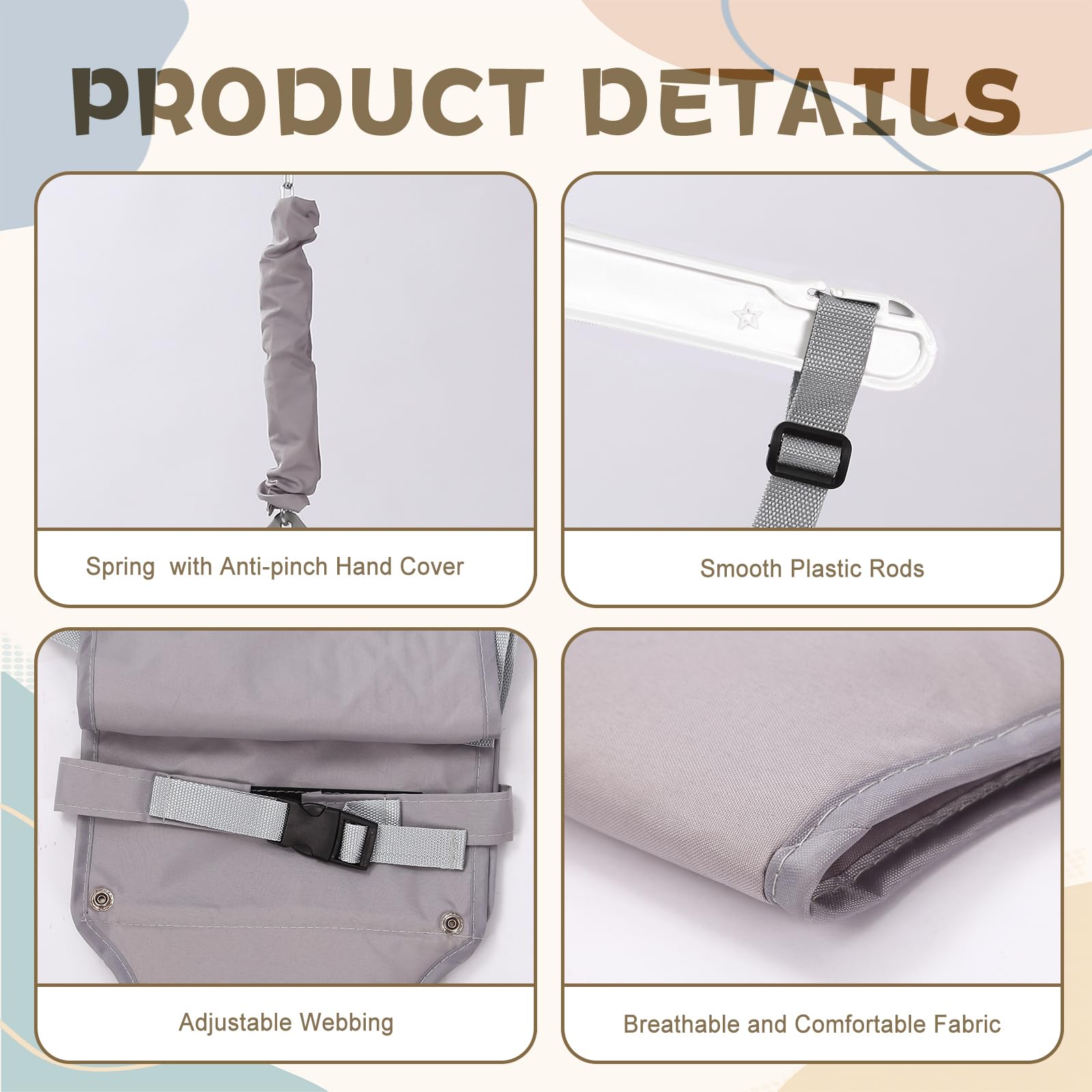 G TALECO GEAR foldable-frame baby swing stand for easy storage and transport.