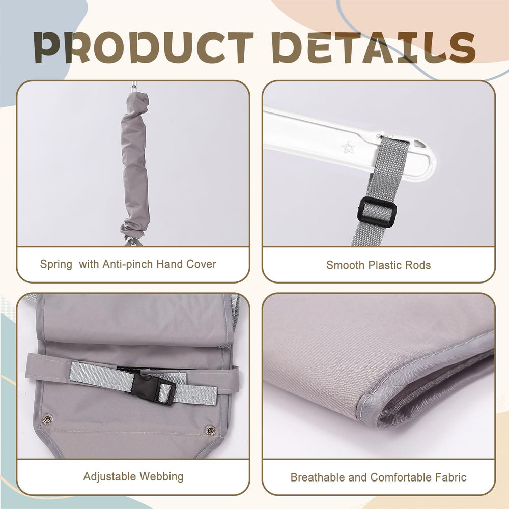 G TALECO GEAR foldable-frame baby swing stand for easy storage and transport.