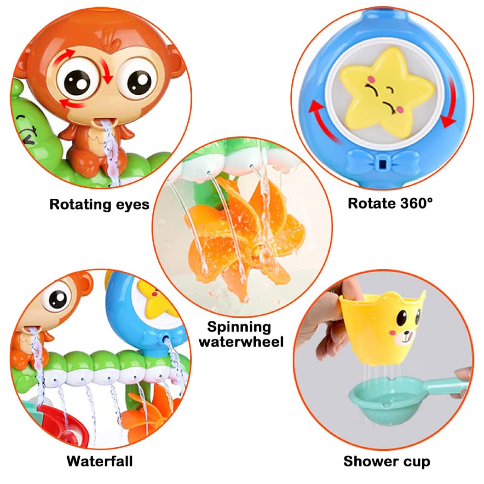 G-WACK caterpillar bath toy offers colorful interaction to boost recognition
