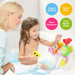 G-WACK bath toy holder drains water for quick drying and cleaning