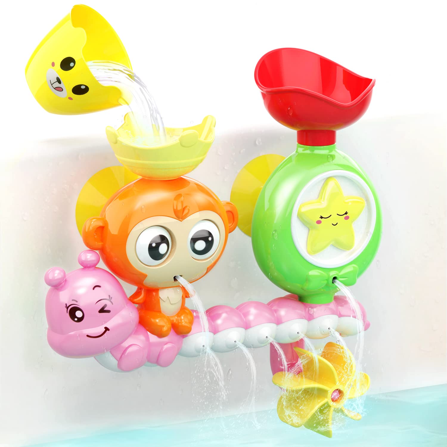 G-WACK bath toy monkey with rotating eyes sparks imaginative bathtime play