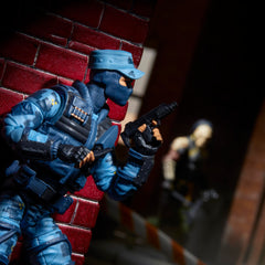 G.I. Joe Classified Series Jason Shockwave Faria riot shield for protective drama.