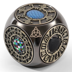g00d4u Metal DND spinner with dragon egg relief enhances immersive dice rolls.