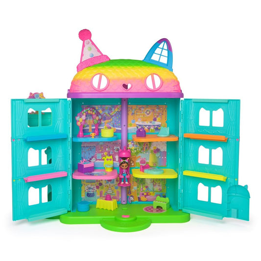 Gabby’s Cat-A-Vator access to six rooms encourages interactive exploration