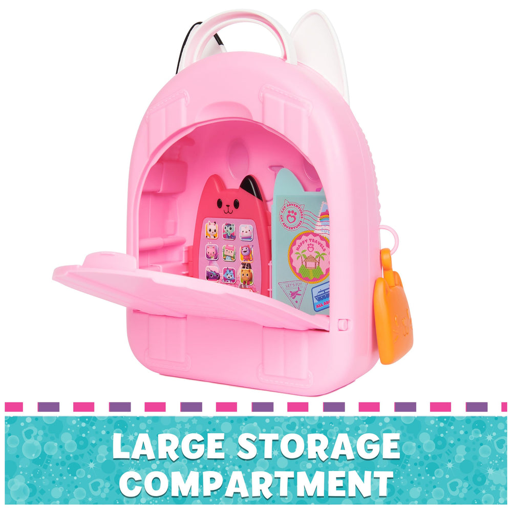 Gabby Dollhouse pretend travel documents for organized storytelling