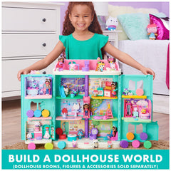 Pillow Cat figure from Gabby’s Dollhouse adds cozy charm to scenes.