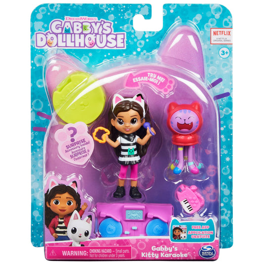 Gabby’s Dollhouse DJ Catnip figure ready to mix tunes during pretend play