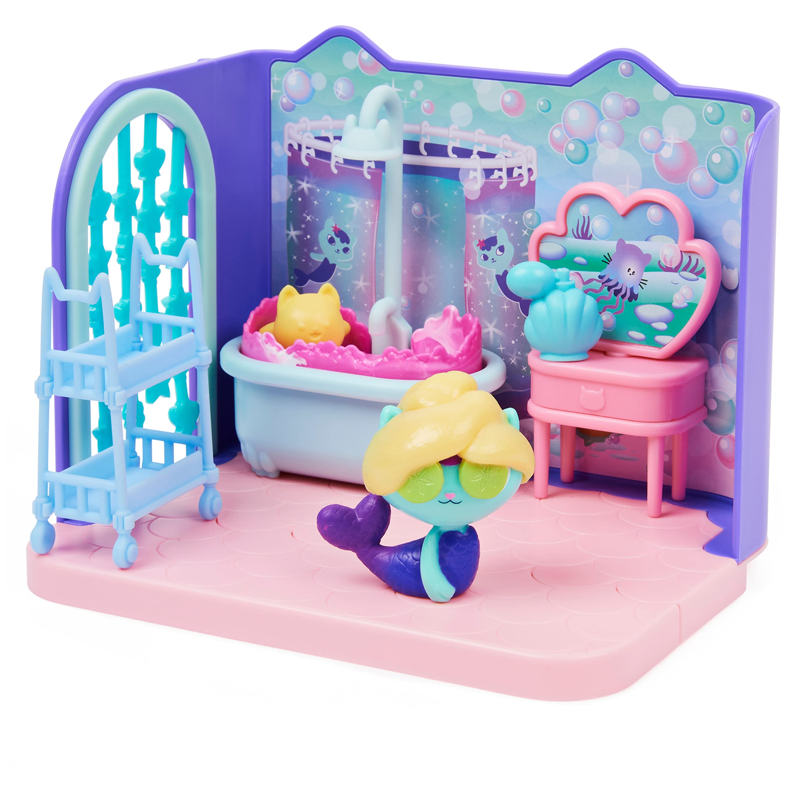 Rubber duck kitty accessory adds bath time whimsy