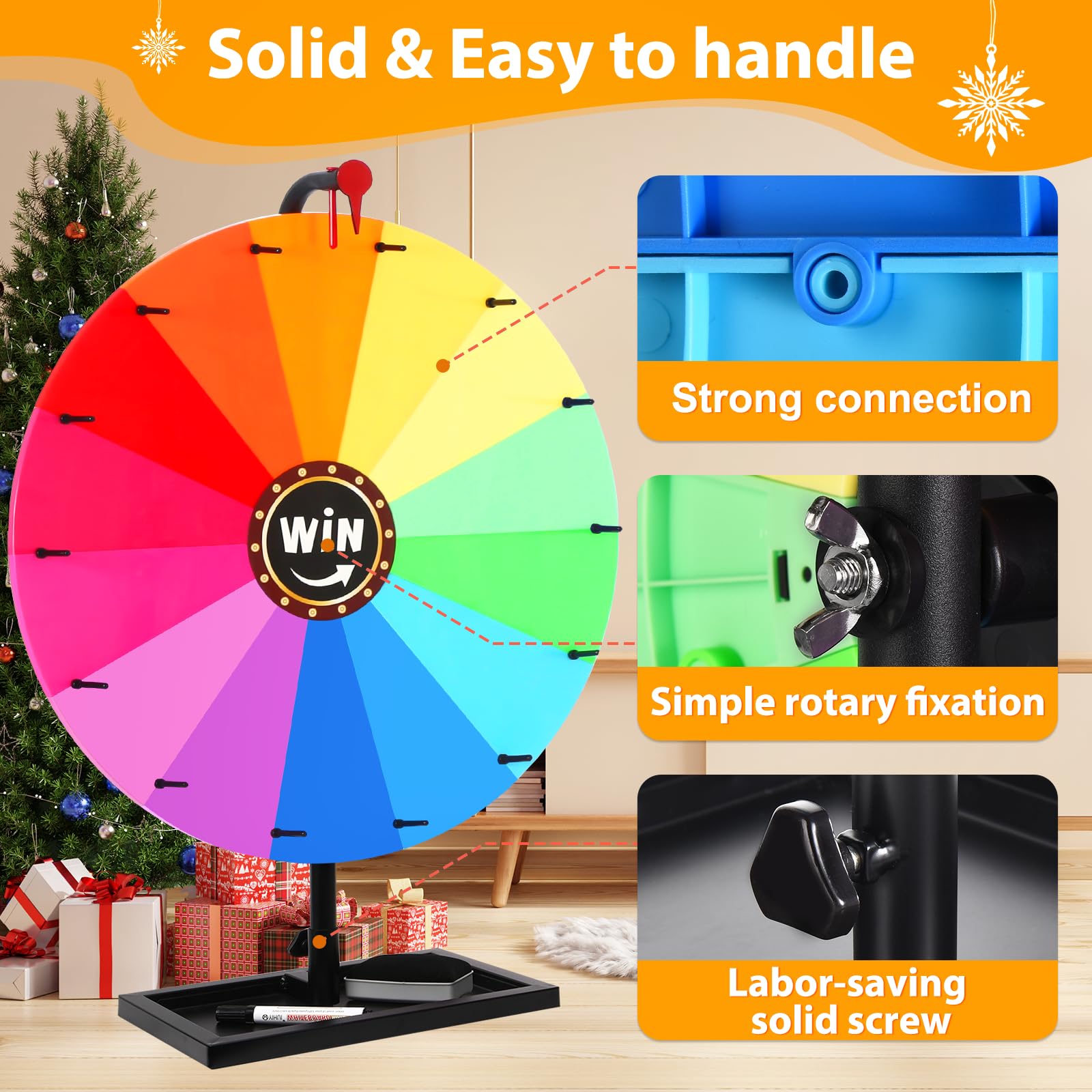 GADFISH prize wheel suited for parties, classrooms, and events.