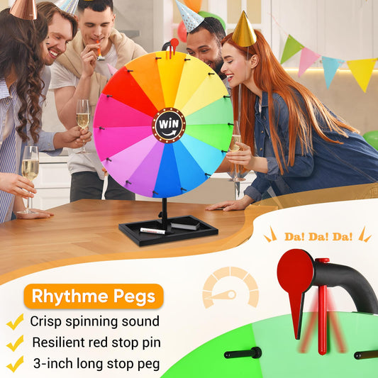 GADFISH spin doodle game spinner shows bright colored segments for quick draws.