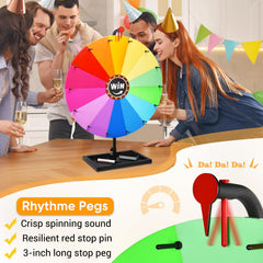 GADFISH spin doodle game spinner shows bright colored segments for quick draws.