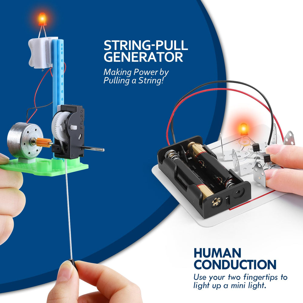 GadgetGlee series and parallel circuit demonstration explains current flow simply.