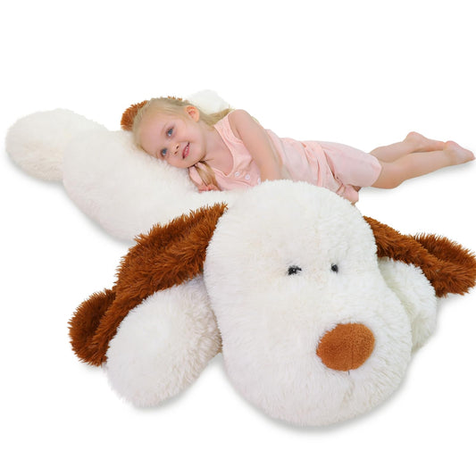GADXV giant 47-inch dog plush offers a warm hug and snuggly presence for kids.