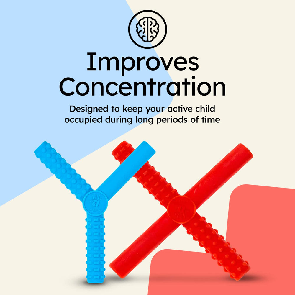 Gafly Therapeutics BPA-free silicone chew tubes for safe sensory chewing