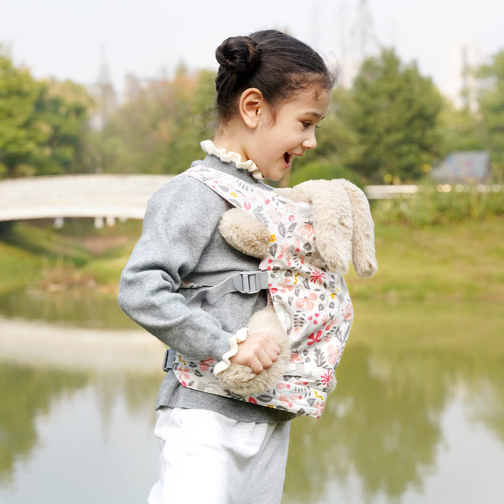 GAGAKU Baby Doll Carrier adjustable straps pink for a comfortable fit across ages