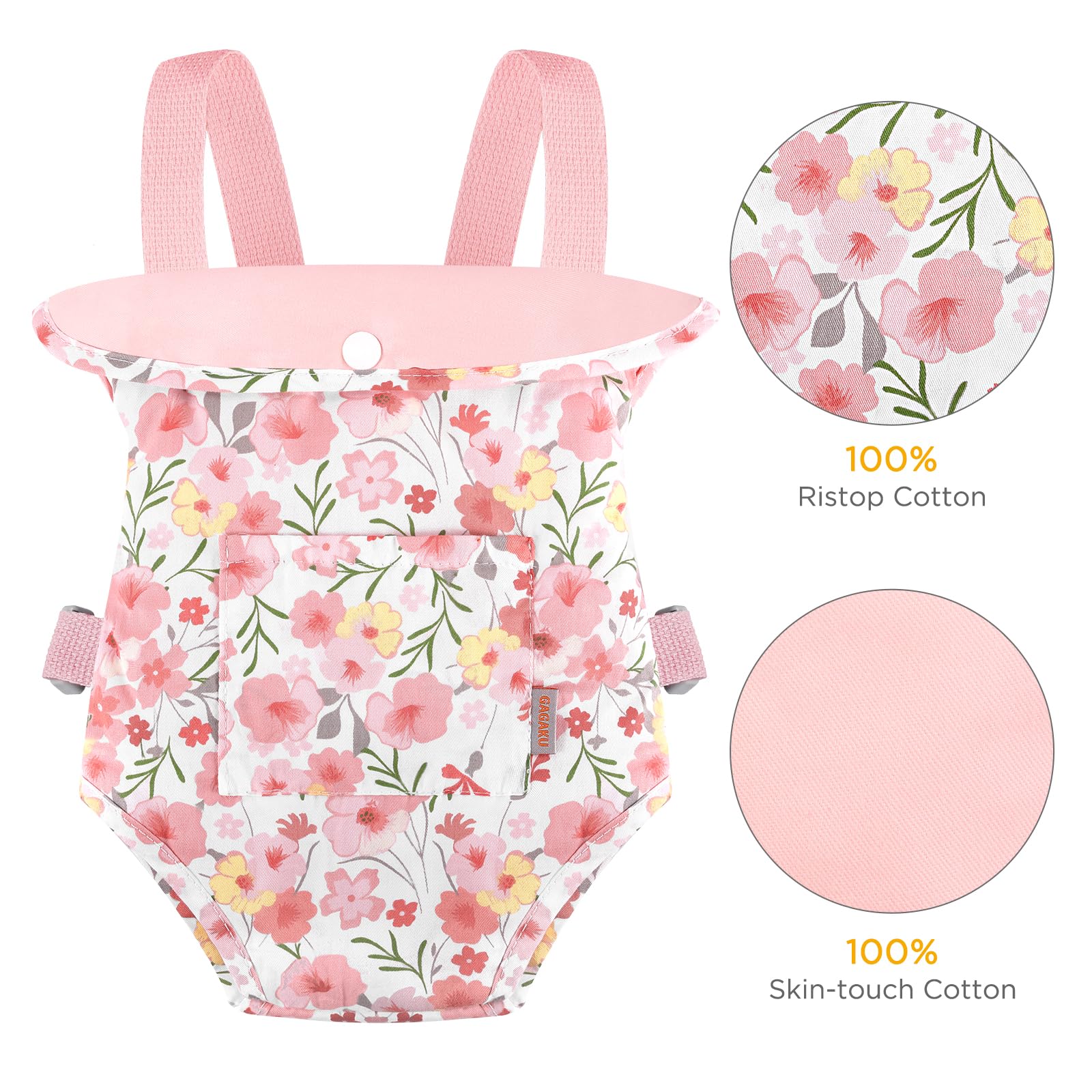 GAGAKU baby doll carrier ideal for at-home play and outings