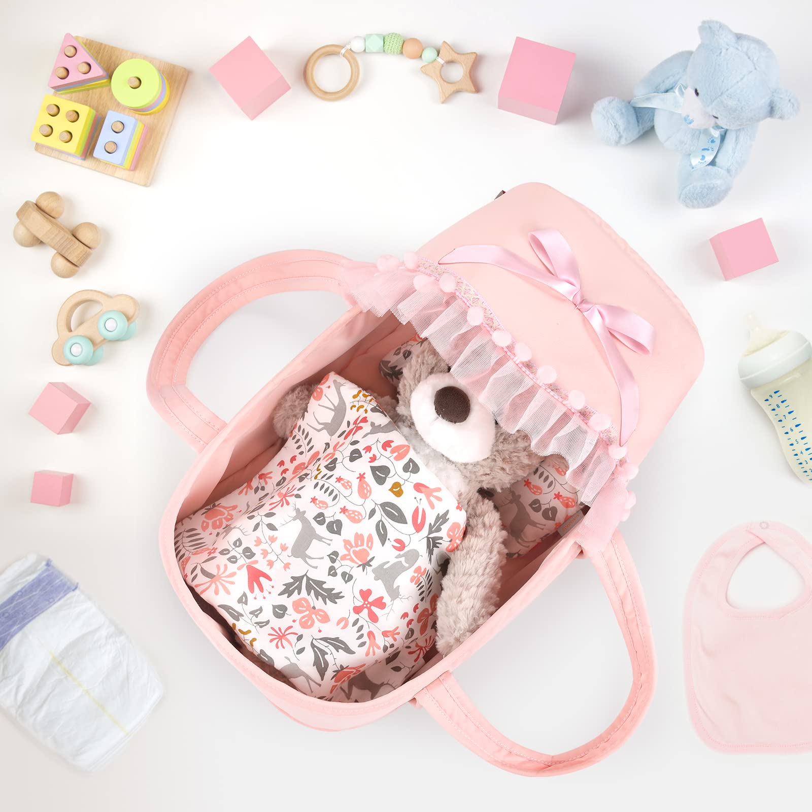 GAGAKU pillow and blanket set adds cozy comfort for dolls