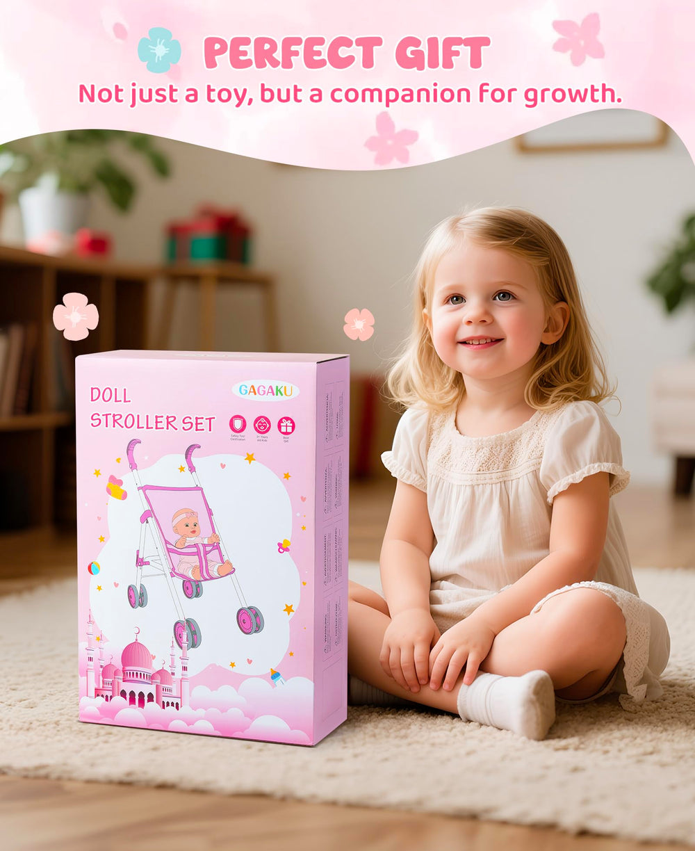 GAGAKU daisy pattern playset supports active social outdoor fun