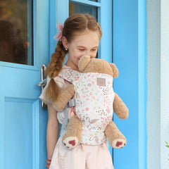 GAGAKU Doll Carrier pink flamingo shows lightweight design for portable pretend play.