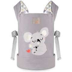 GAGAKU doll carrier with embroidered koala pattern promotes imaginative play.