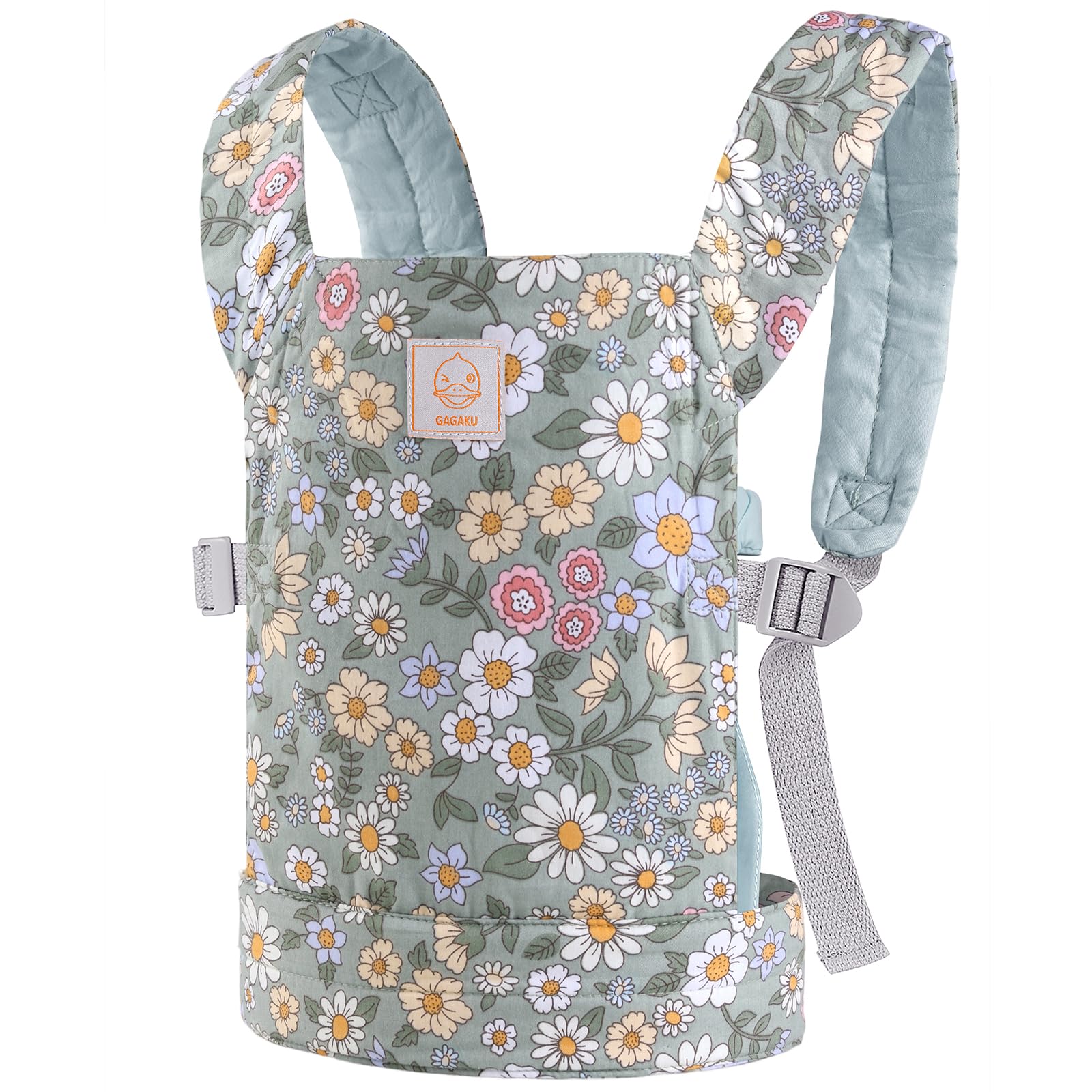 GAGAKU doll carrier green gift-ready design for imaginative play