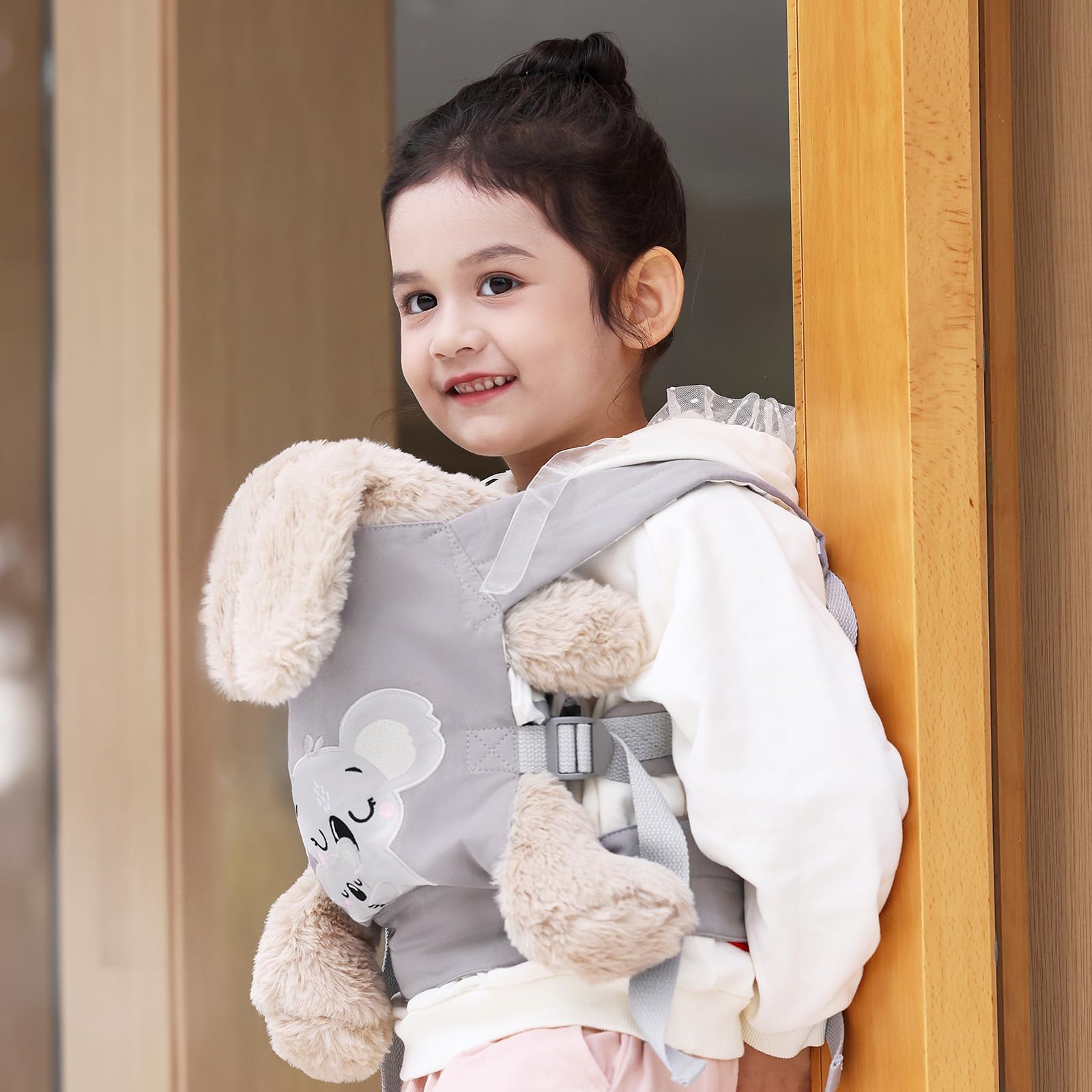 GAGAKU doll carrier inner pouch fits various dolls securely.