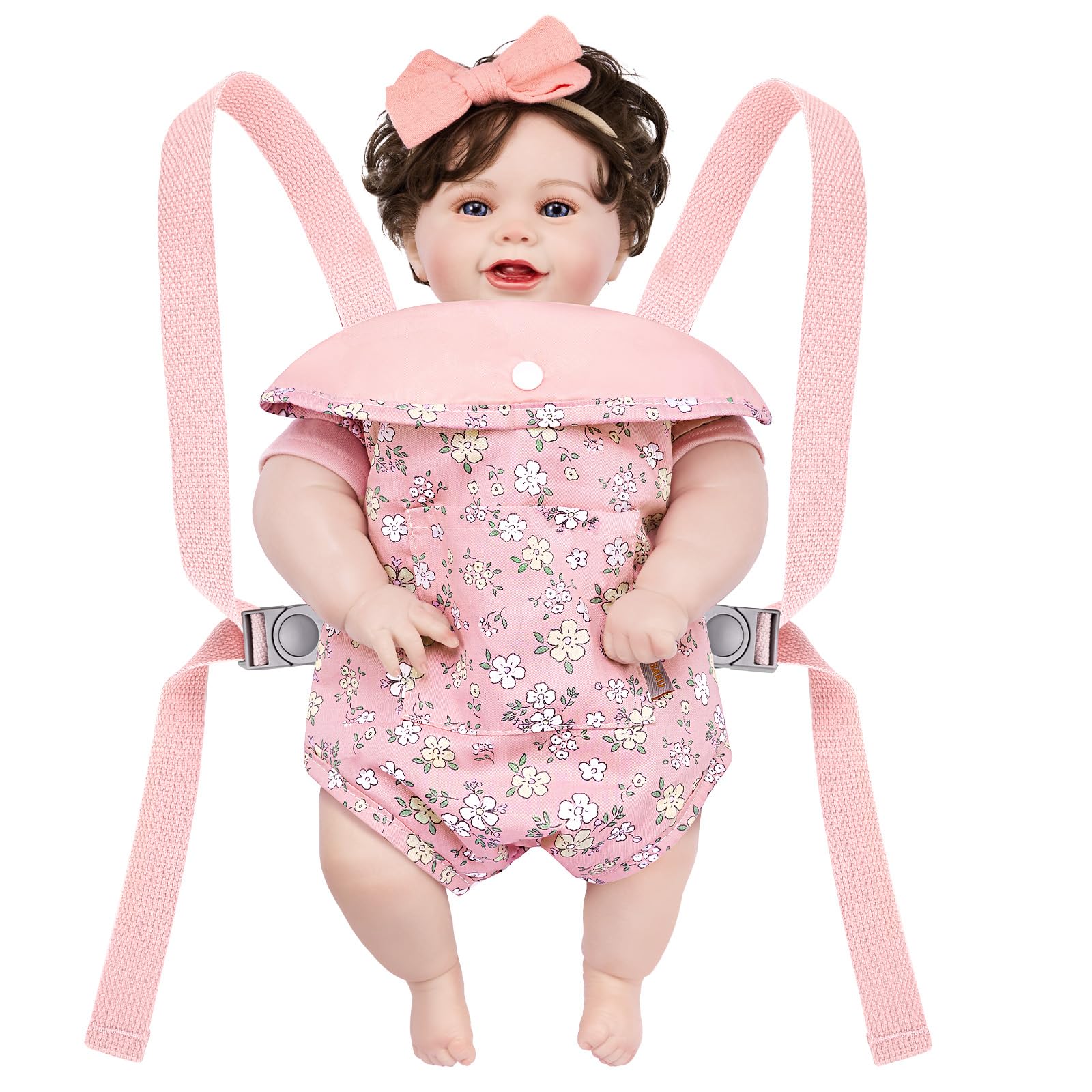 GAGAKU doll carrier made of 100 percent cotton for soft comfort.